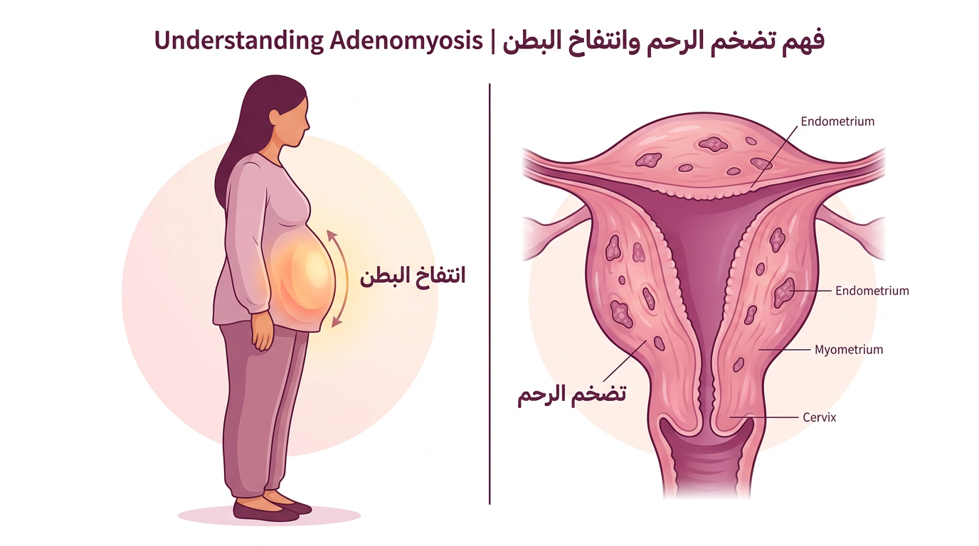 هل التغدد الرحمي يزيد الوزن